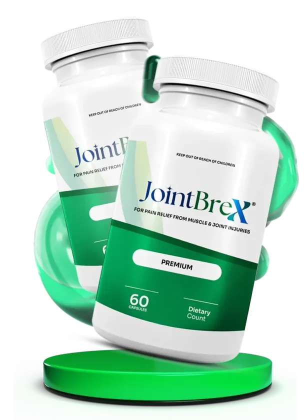 Bottle of JointBrex joint support capsules, 60 count